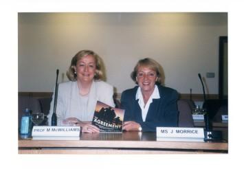 Photograph of Monica McWilliams and Jane Morrice