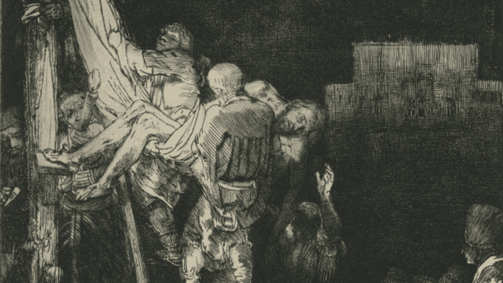 Descent from the Cross by Rembrandt