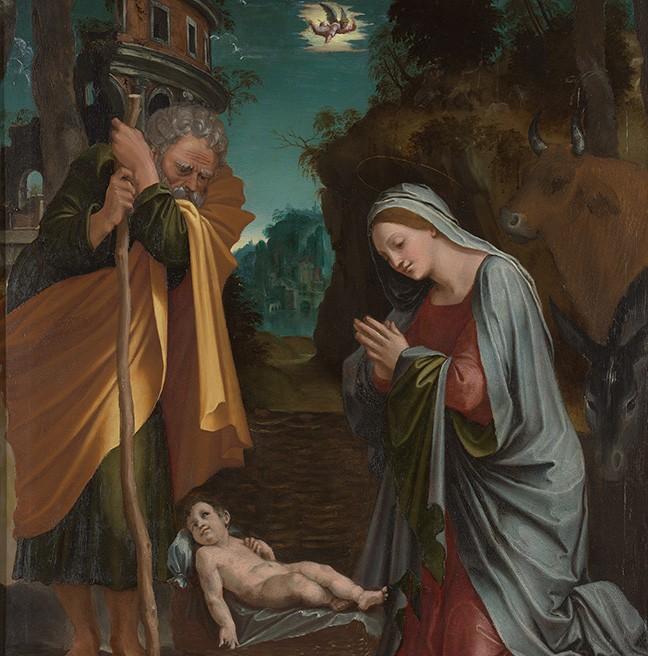 The Nativity by Baldassare Peruzzi