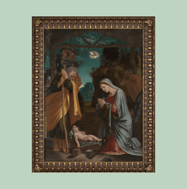 The Nativity by Peruzzi