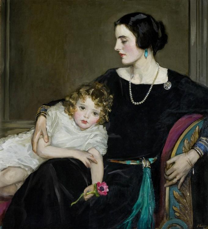 Anne Moira and the Hon. Mrs. Forbes-Sempill (1923), Lavery